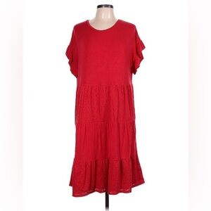 Matilda Jane Womenβs Red Flowy Midi Dress | Size L